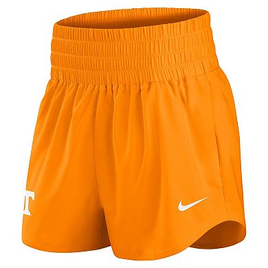 Women's Nike Orange Tennessee Volunteers Performance One Dri-FIT High-Rise Shorts