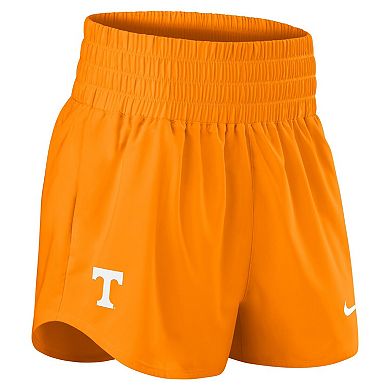 Women's Nike Orange Tennessee Volunteers Performance One Dri-FIT High-Rise Shorts