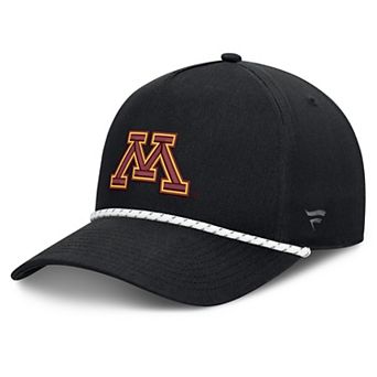 Men's Fanatics Black Minnesota Golden Gophers Undertone Rope Adjustable Hat