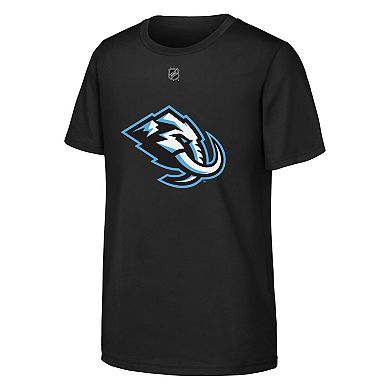 Youth Outerstuff Black Utah Mammoth Primary Logo T-Shirt