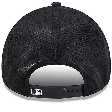 Men's New Era Black Chicago White Sox 2026 Batting Practice Alternate Apex 9FORTY Adjustable Hat