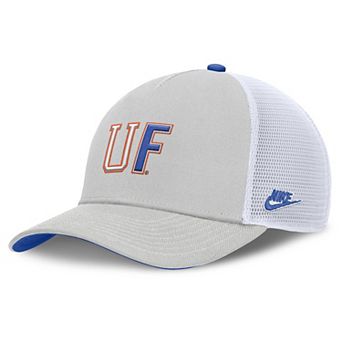 Unisex Nike Gray Florida Gators 2026 Basketball Refresh 5-Panel Rise Trucker Hat