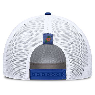 Unisex Nike Gray Florida Gators 2026 Basketball Refresh 5-Panel Rise Trucker Hat