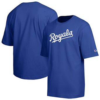 Men's Champion Royal Kansas City Royals All Star Chenille Wordmark T-Shirt
