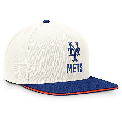 Men's Nike Cream/Royal New York Mets Cooperstown Pro Dri-FIT Snapback Hat