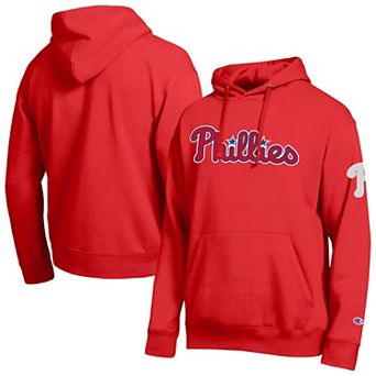 Men's Champion Red Philadelphia Phillies All Star Embroidered Wordmark Hoodie