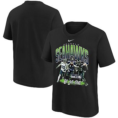 Youth Nike Black Seattle Seahawks 12 As One T-Shirt