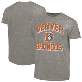 Men's Champion Charcoal Denver Broncos Ultimate Tri-Blend T-Shirt