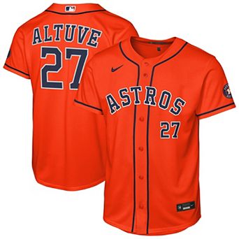 Youth Nike Jose Altuve Orange Houston Astros Alternate Stadium Jersey