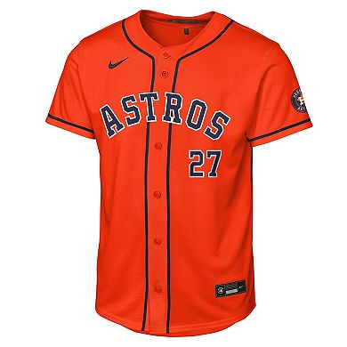 Youth Nike Jose Altuve Orange Houston Astros Alternate Stadium Jersey
