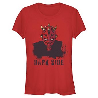 Juniors' Star Wars Darth Maul Dark Side Graphic Tee