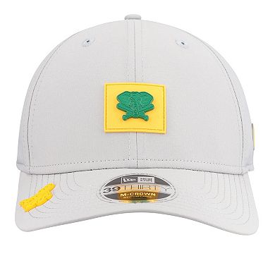 Men's New Era Gray Athletics 2026 Clubhouse Alternate 39THIRTY Flex Hat