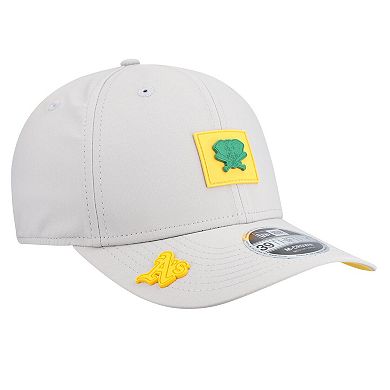 Men's New Era Gray Athletics 2026 Clubhouse Alternate 39THIRTY Flex Hat