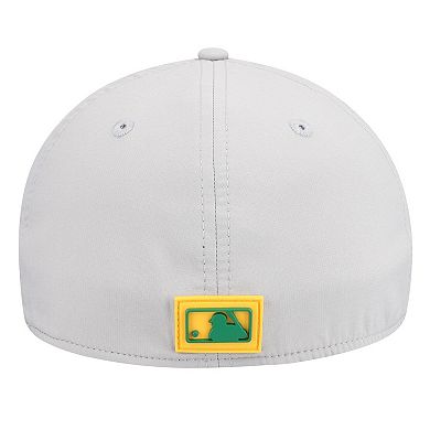 Men's New Era Gray Athletics 2026 Clubhouse Alternate 39THIRTY Flex Hat