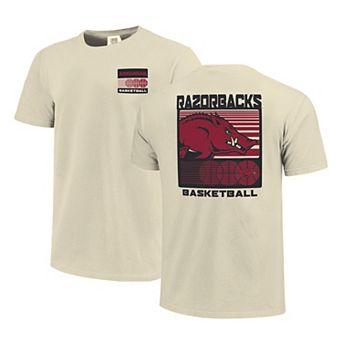 Men's Cream Arkansas Razorbacks Basketball Staredown Comfort Colors