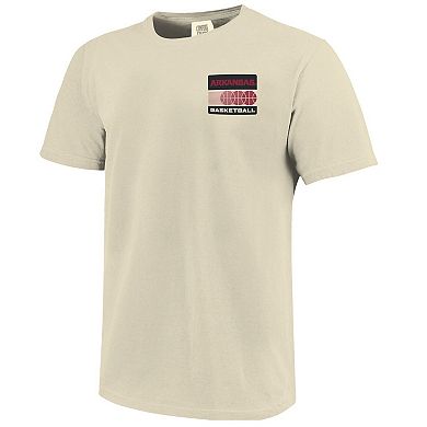 Men's Cream Arkansas Razorbacks Basketball Staredown Comfort Colors