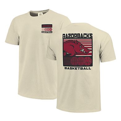 Men's Cream Arkansas Razorbacks Basketball Staredown Comfort Colors