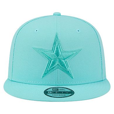 Men's New Era Turquoise Dallas Cowboys Colorpack 9FIFTY Snapback Hat