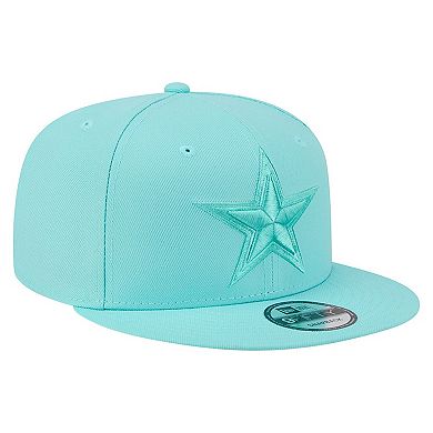 Men's New Era Turquoise Dallas Cowboys Colorpack 9FIFTY Snapback Hat