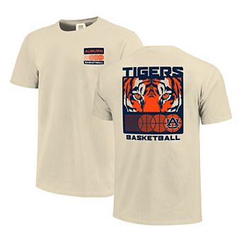 Men's Cream Auburn Tigers Basketball Staredown Comfort Colors