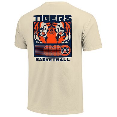 Men's Cream Auburn Tigers Basketball Staredown Comfort Colors