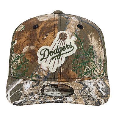 Men's New Era Camo Los Angeles Dodgers Realtree 9SEVENTY Adjustable Hat