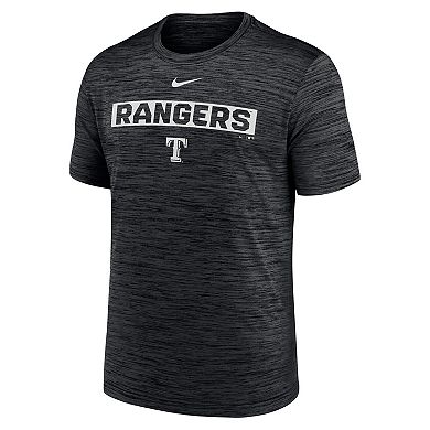 Men's Nike Black Texas Rangers Velocity Dri-FIT T-Shirt