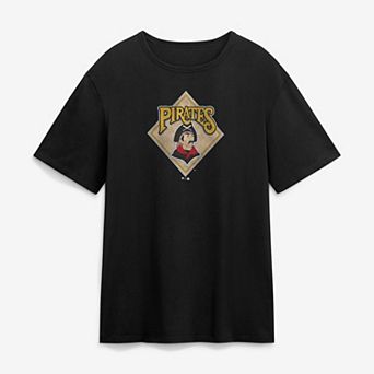 Men's Fanatics Black Pittsburgh Pirates Alt Logo Legacy T-Shirt