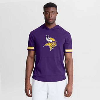 Men's Fanatics Purple Minnesota Vikings Optimal Play Short Sleeve Hooded T-Shirt