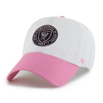 Men's '47 White Inter Miami CF Two-Tone Clean Up Adjustable Hat