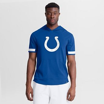 Men's Fanatics Royal Indianapolis Colts Optimal Play Short Sleeve Hooded T-Shirt