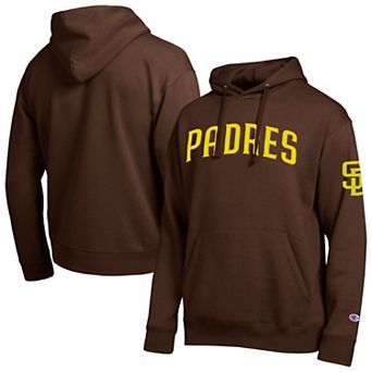 Men's Champion Brown San Diego Padres All Star Embroidered Wordmark Hoodie