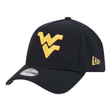 Youth New Era Navy West Virginia Mountaineers 9FORTY A-Frame Adjustable Hat