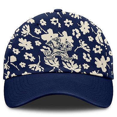 Women's Fanatics Navy Notre Dame Fighting Irish Blossom Adjustable Hat
