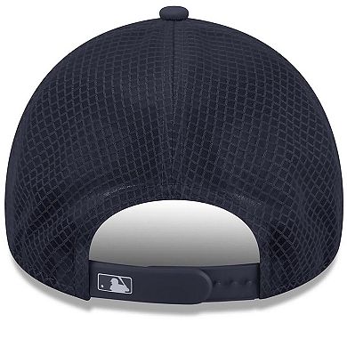 Men's New Era Navy Houston Astros 2026 Batting Practice Alternate Apex 9FORTY Adjustable Hat