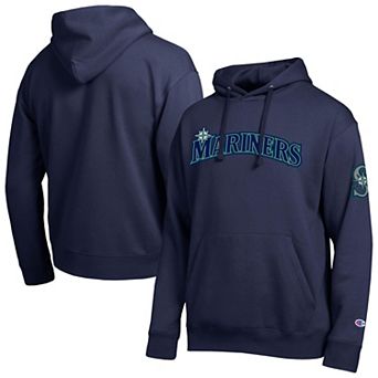 Men's Champion Navy Seattle Mariners All Star Embroidered Wordmark Hoodie