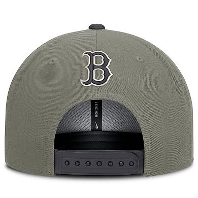 Men's Nike Olive Boston Red Sox Pro Dri-FIT Snapback Hat