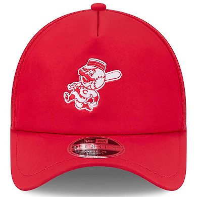 Men's New Era Red Cincinnati Reds 2026 Batting Practice Alternate Apex 9FORTY Adjustable Hat