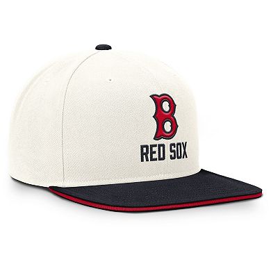 Men's Nike Cream/Navy Boston Red Sox Cooperstown Pro Dri-FIT Snapback Hat
