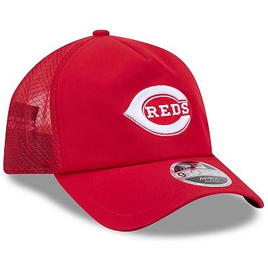Men's New Era Red Cincinnati Reds 2026 Batting Practice Alternate Apex 9FORTY Adjustable Hat