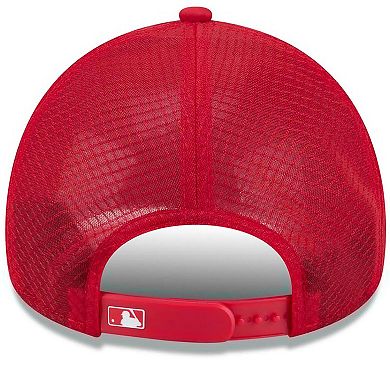 Men's New Era Red Cincinnati Reds 2026 Batting Practice Alternate Apex 9FORTY Adjustable Hat