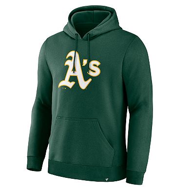 Men's Fanatics Green Athletics Primary Logo Legacy Hoodie