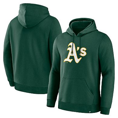 Men's Fanatics Green Athletics Primary Logo Legacy Hoodie