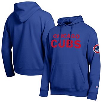 Men's Champion Royal Chicago Cubs All Star Embroidered Wordmark Hoodie