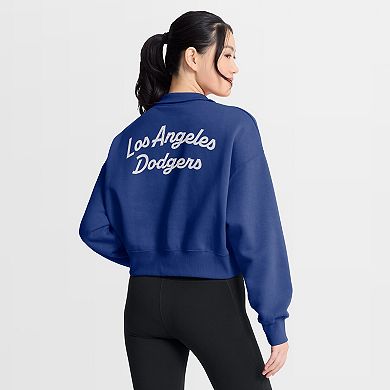 Women's Nike Royal Los Angeles Dodgers Primetime Phoenix Fleece Half-Zip Sweatshirt