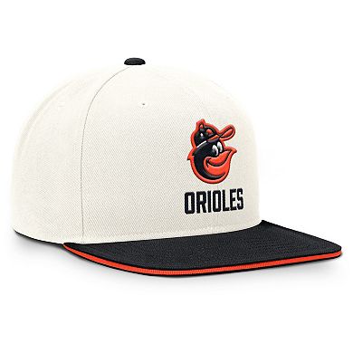 Men's Nike Cream/Black Baltimore Orioles Cooperstown Pro Dri-FIT Snapback Hat