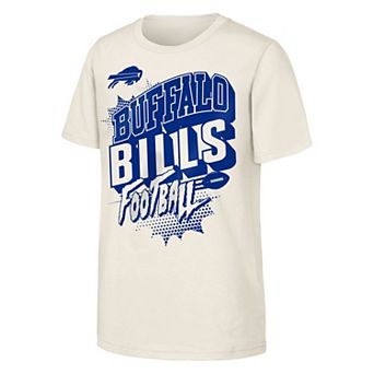 Youth Outerstuff Natural Buffalo Bills Action Comic T-Shirt