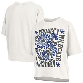 Women's Pressbox White Kentucky Wildcats Elena Oversized T-Shirt
