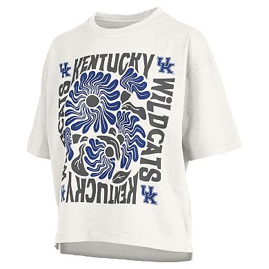 Women's Pressbox White Kentucky Wildcats Elena Oversized T-Shirt