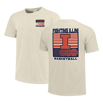 Men's Cream Illinois Fighting Illini Basketball Staredown Comfort Colors